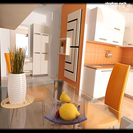 design interior bucatarie apartament Galati